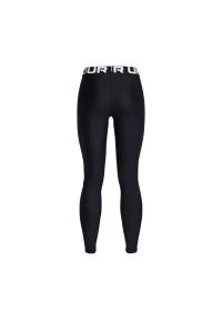 Under Armour UA HG LEGGING Legginsy damskie. Kolor: czarny. Materiał: materiał, tkanina, skóra. Styl: sportowy, klasyczny #4