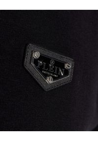 Philipp Plein - PHILIPP PLEIN - Czarna bluza z kapturem Iconic. Typ kołnierza: kaptur. Kolor: czarny. Materiał: bawełna. Długość rękawa: długi rękaw. Długość: długie #4