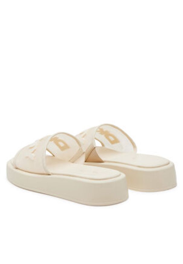 DKNY Klapki K2500541 Écru. Materiał: materiał