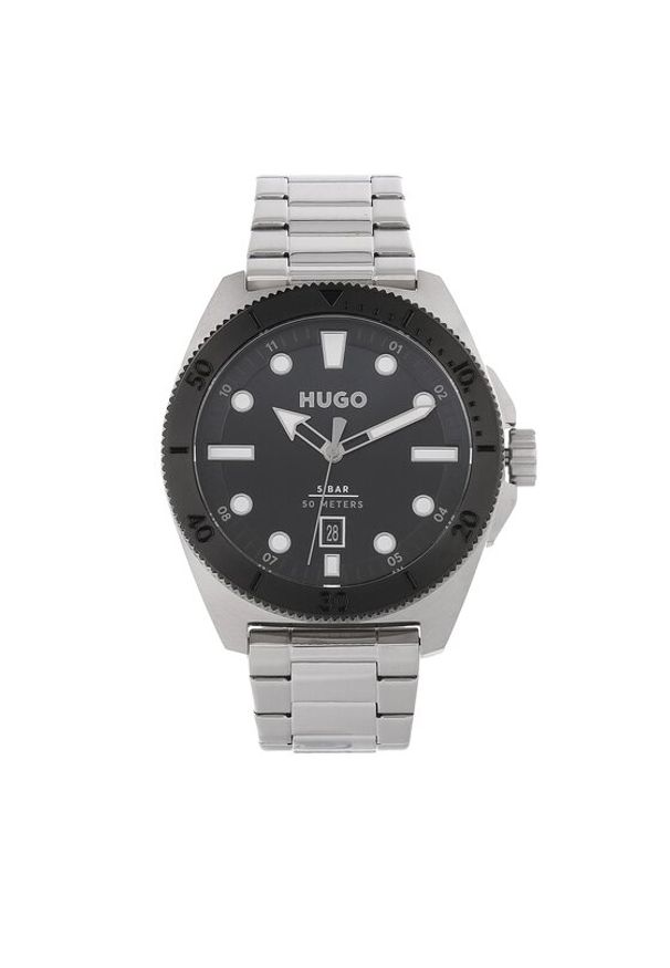 Hugo Zegarek 1530305 Srebrny. Kolor: srebrny