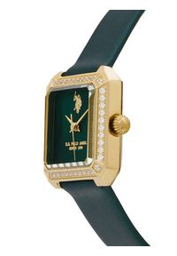 U.S. Polo Assn. Zegarek Brigitte USP8480GR Zielony. Kolor: zielony. Materiał: skóra #3