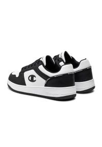 Champion - Buty na co dzień dziecięce CHAMPION REBOUND LOW na rzepy. Okazja: na co dzień. Zapięcie: rzepy. Kolor: czarny. Materiał: materiał, syntetyk, tkanina