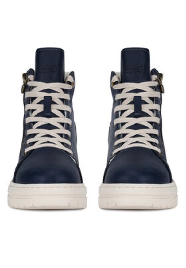 Go Soft Trzewiki WS6385-02 Granatowy. Kolor: niebieski. Materiał: materiał