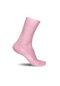 LUXA - Skarpetki Rowerowe Unisex Luxa Classic. Kolor: różowy. Materiał: elastan, poliamid. Sport: kolarstwo