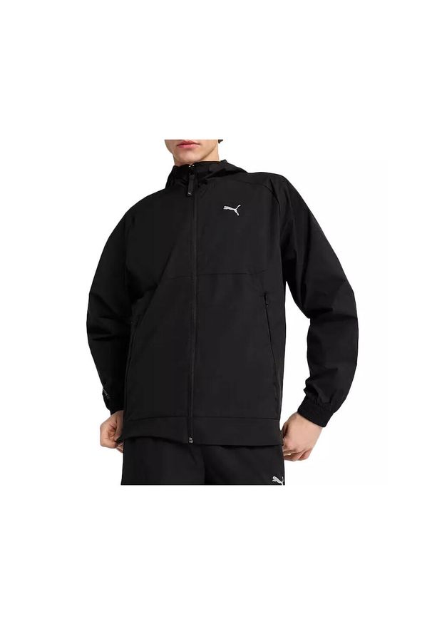 Kurtka z dresu Puma Relaxed Track. Kolor: wielokolorowy, brązowy, zielony. Materiał: dresówka. Sport: bieganie