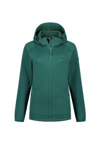Jack Wolfskin - Damska Kurtka Softshell Kjelvik Kelly - Wodoodporna. Kolor: zielony. Materiał: softshell