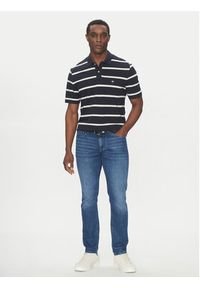 GANT - Gant Polo 2014022 Granatowy Regular Fit. Typ kołnierza: polo. Kolor: niebieski. Materiał: bawełna