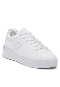 Sneakersy Liu Jo Silvia 81 BA3029 EX014 White 01111. Kolor: biały. Materiał: skóra