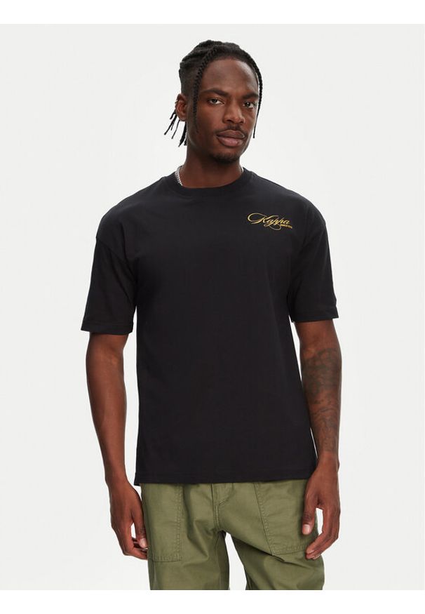 Kappa T-Shirt Norda 361Q6XW Czarny Regular Fit. Kolor: czarny. Materiał: bawełna