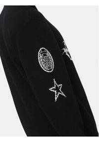 Vans Sweter Metal Arch VN000KUU Czarny Loose Fit. Kolor: czarny. Materiał: bawełna #3