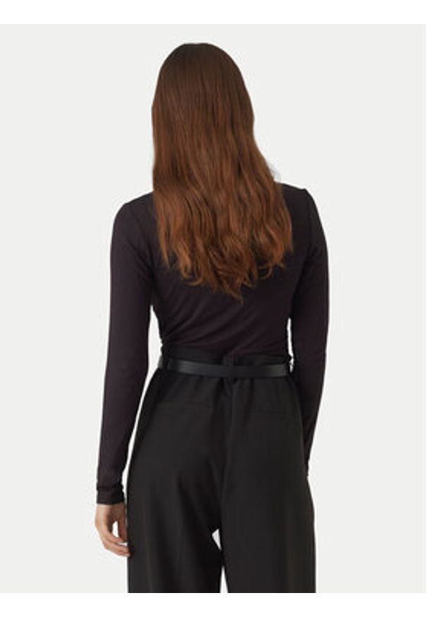 Vero Moda Bluzka Rosa 10298832 Czarny Regular Fit. Kolor: czarny. Materiał: wiskoza
