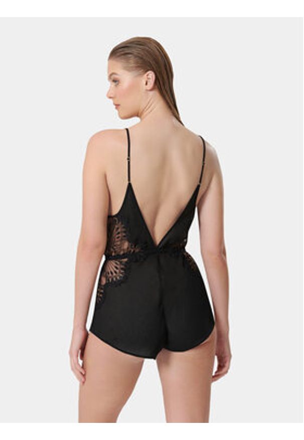 Bluebella Piżama Augusta 42283 Czarny Feminine Fit. Kolor: czarny. Materiał: syntetyk