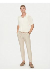 Marciano Guess Sweter 5GHR17 5861Z Beżowy Regular Fit. Kolor: beżowy. Materiał: jedwab, bawełna #3