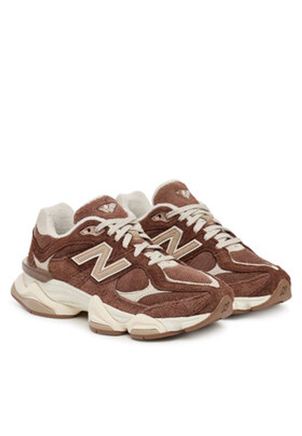 New Balance Sneakersy U9060CCC W Brązowy. Kolor: brązowy. Materiał: zamsz, skóra