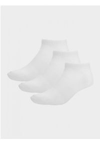 outhorn - Skarpetki damskie (3 pary). Kolor: biały. Materiał: bawełna, poliester, elastan, poliamid, włókno #1