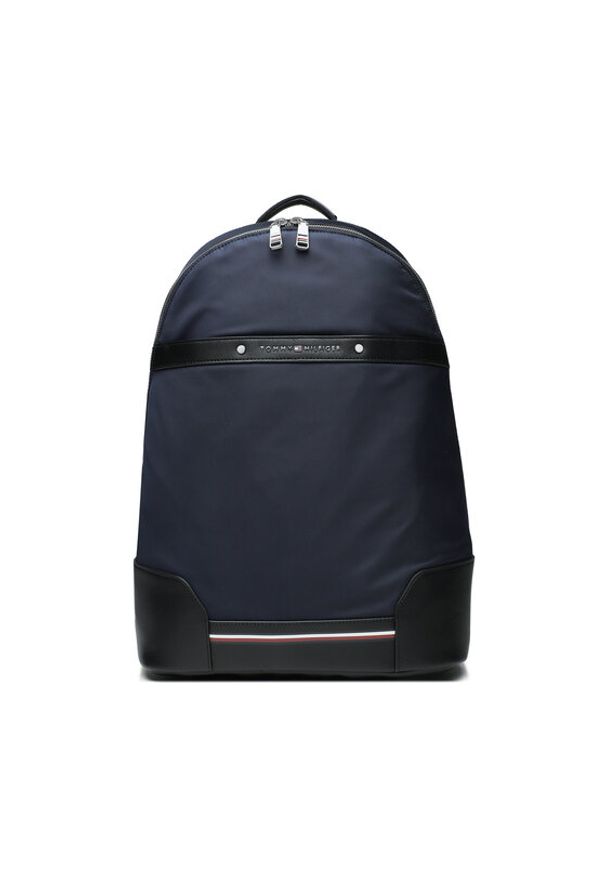 TOMMY HILFIGER - Tommy Hilfiger Plecak Th Central Repreve Backpack AM0AM11306 Granatowy. Kolor: niebieski. Materiał: materiał