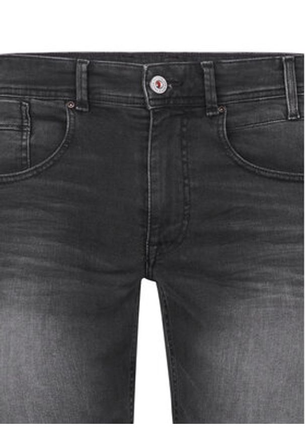 Petrol Industries Szorty jeansowe M-1050-SHO003 Czarny Regular Fit. Kolor: czarny. Materiał: bawełna