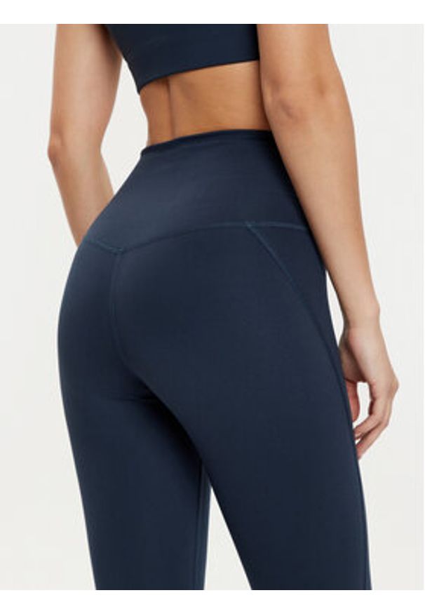 GIRLFRIEND COLLECTIVE - Girlfriend Collective Legginsy Compressive 4008 Granatowy Slim Fit. Kolor: niebieski. Materiał: syntetyk