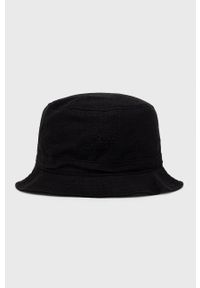 Deus Ex Machina kapelusz kolor czarny. Kolor: czarny. Materiał: włókno, materiał, bawełna
