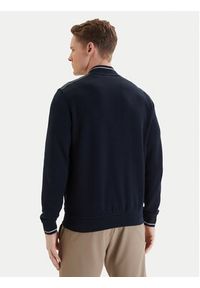 Bugatti Bluza 8750-15174E Granatowy Regular Fit. Kolor: niebieski. Materiał: bawełna #3