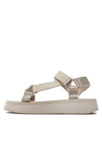 Calvin Klein Jeans Sandały Sandal Velcro Webbing Dc YW0YW01353 Beżowy. Kolor: beżowy. Materiał: materiał #6