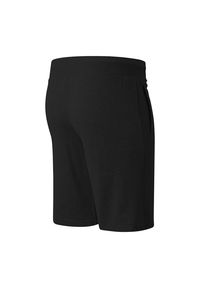 Spodenki męskie New Balance MS11903BK – czane. Kolor: czarny. Materiał: dresówka, bawełna. Długość: krótkie. Sport: fitness #2