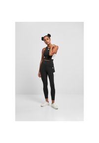 Starter - Damski crop top Urban Classics starter sports. Kolor: czarny, biały, wielokolorowy. Wzór: kolorowy #1