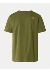 The North Face T-Shirt Rust 2 NF0A87NW Zielony Regular Fit. Kolor: zielony. Materiał: bawełna #4