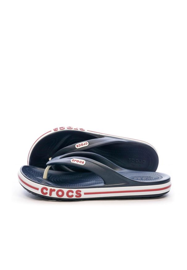 Japonki męskie Crocs Bayaband Flip. Kolor: niebieski. Materiał: materiał, syntetyk
