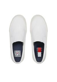 Tommy Jeans Tenisówki Slip On Canvas Color EM0EM01156 Biały. Zapięcie: bez zapięcia. Kolor: biały. Materiał: materiał #5