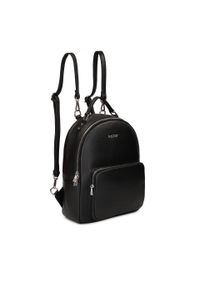 Kazar - Duży skórzany plecak w stylu minimal. Kolor: czarny. Materiał: skóra. Styl: elegancki, casual #4