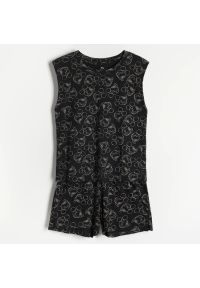 Reserved - Piżama z szortami Myszka Miki - Czarny. Kolor: czarny #1