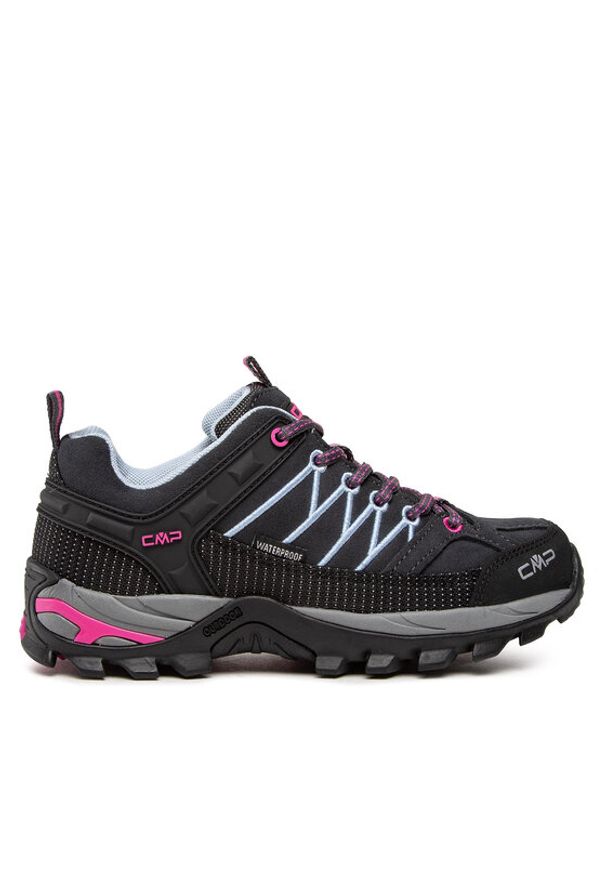 CMP Trekkingi Rigel Low Wmn Trekking Shoes Wp 3Q13246 Czarny. Kolor: czarny. Materiał: skóra, zamsz