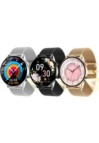 Smartwatch Lazird Smartwatch Lazird złoty AMOLED pulsometr HRV glukoza rozmowy Bluetooth. Rodzaj zegarka: smartwatch. Kolor: złoty #1