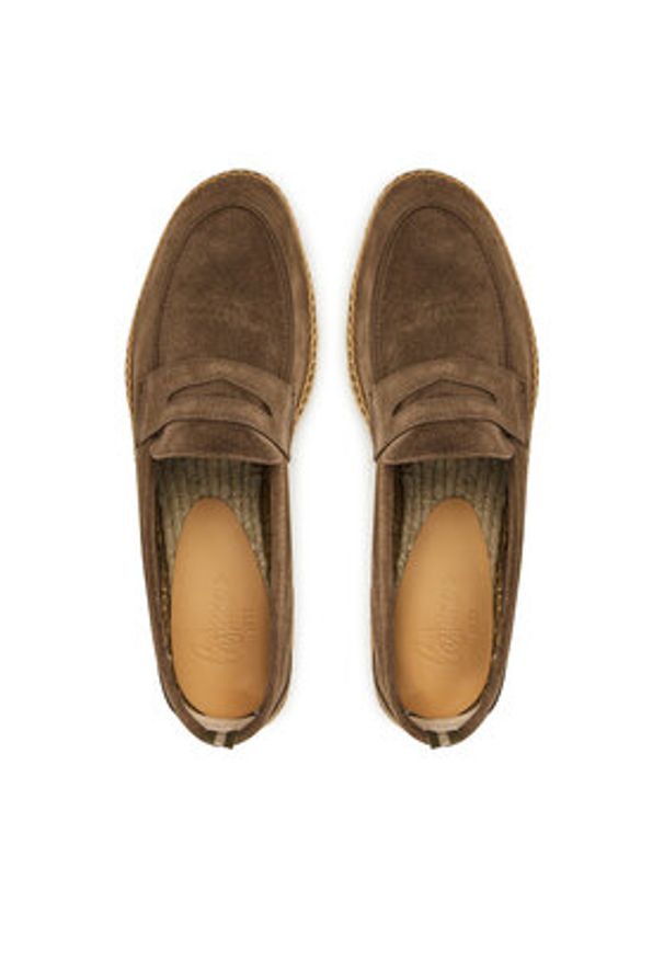 Castañer Espadryle Nacho T/186 23417 Brązowy. Kolor: brązowy. Materiał: zamsz, skóra