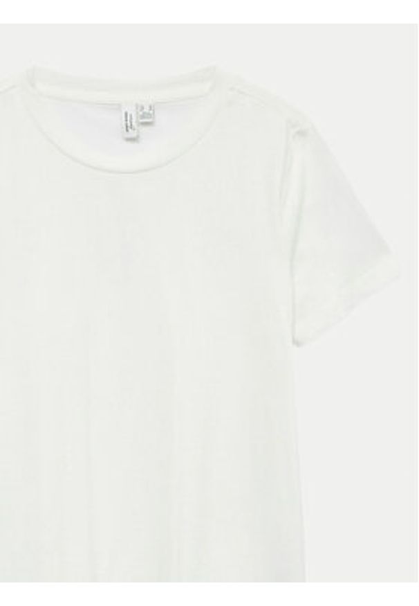 Vero Moda T-Shirt Blair 10325914 Biały Regular Fit. Kolor: biały. Materiał: bawełna