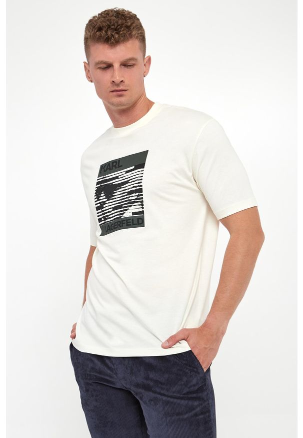 Karl Lagerfeld - T-shirt męski KARL LAGERFELD