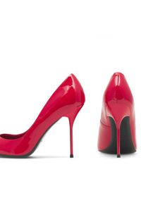 Eva Minge Szpilki LORSICA V661-703-1 Czerwony. Kolor: czerwony. Materiał: lakier, skóra. Obcas: na szpilce #7
