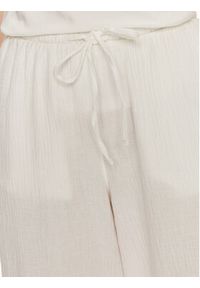 Gina Tricot Spodnie materiałowe 22655 Biały Wide Leg. Kolor: biały. Materiał: bawełna #4