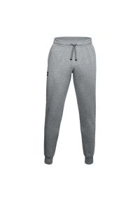 Under Armour - Męskie Spodnie Dresowe Rival Fleece. Kolor: szary. Materiał: dresówka