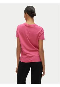 Vero Moda T-Shirt Paula 10243889 Różowy Regular Fit. Kolor: różowy. Materiał: bawełna #6