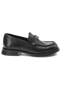 Czarne Półbuty Nessi Stylowe Obuwie Damskie. Kolor: czarny. Materiał: skóra. Styl: elegancki #4