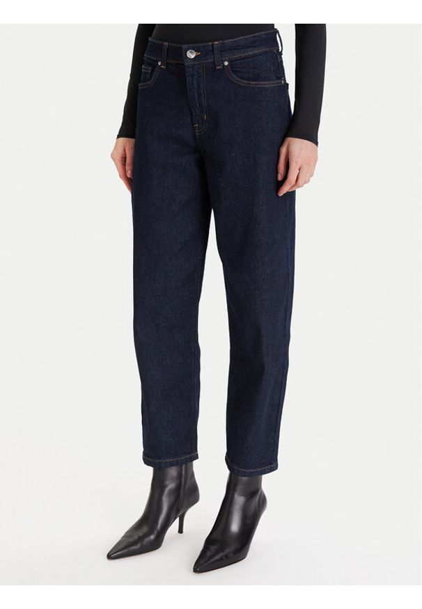 only - ONLY Jeansy Emily 15356761 Granatowy Mom Fit. Kolor: niebieski