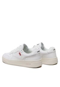 Levi's® Sneakersy Levi's Glide Biały. Kolor: biały. Materiał: skóra #5