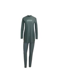 Adidas - Zestaw Padded Full-Cover Wear. Kolor: zielony. Materiał: materiał