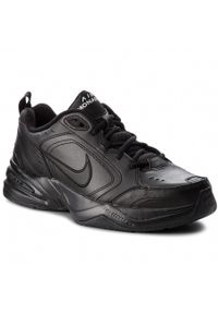 Buty Nike Air Monarch IV 415445 001 Black/Black. Kolor: czarny. Materiał: skóra