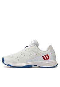 Wilson Buty do tenisa Rush Pro Jr L WRS333000 Biały. Kolor: biały. Materiał: materiał. Sport: tenis