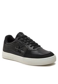 Calvin Klein Jeans Sneakersy Classic Cupsole Low Lth Ml Fad YM0YM00885 Biały. Kolor: biały. Materiał: skóra