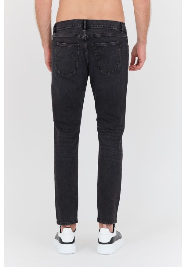 Diesel - DIESEL Czarne męskie jeansy D-strukt Slim, Rozmiar 30. Kolor: czarny