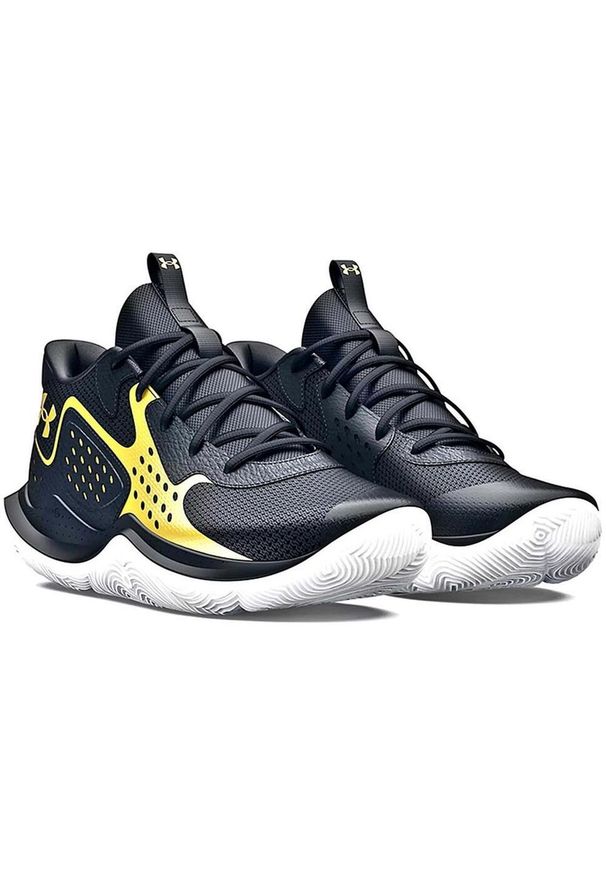 Under Armour - Buty do koszykówki męskie UNDER ARMOUR JET'23. Kolor: czarny, żółty, wielokolorowy. Sport: koszykówka